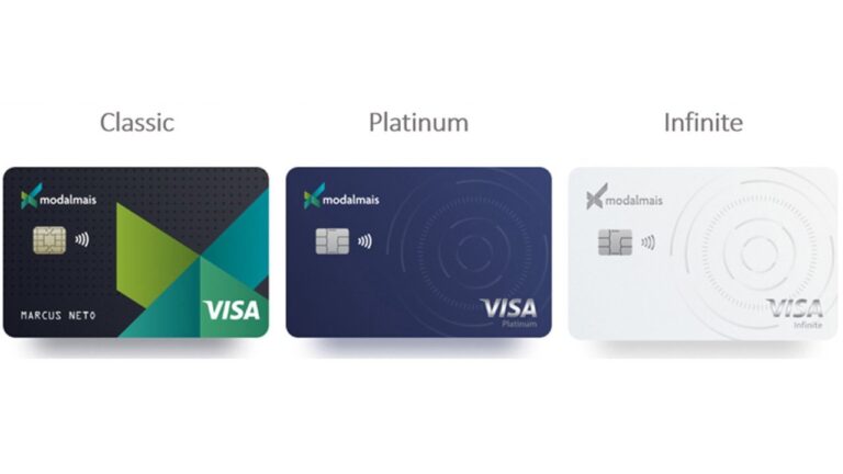 Cartão internacional Modalmais Visa